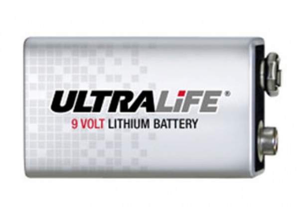 9V Lithium-Blockbatterie